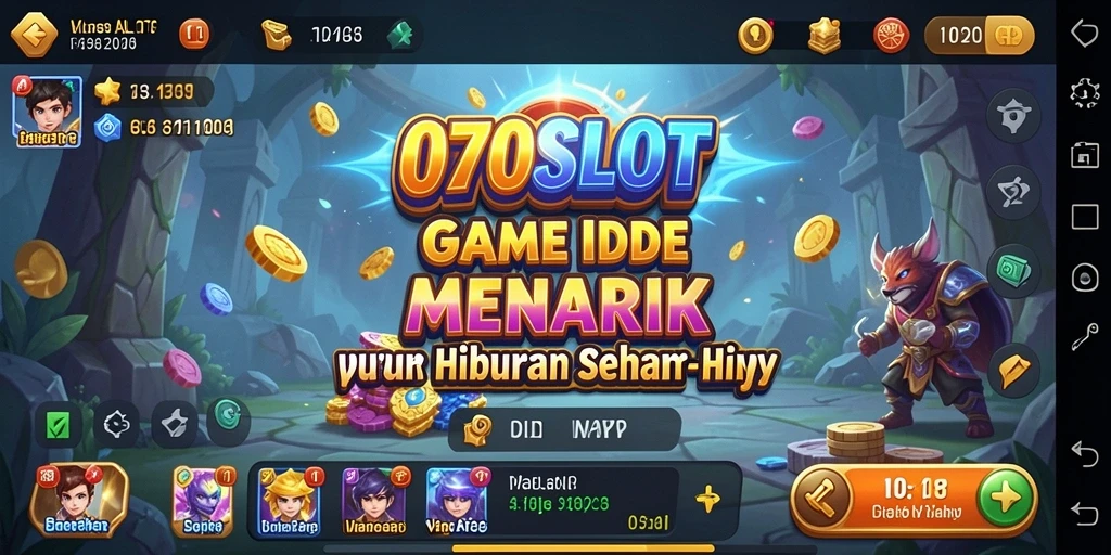 Tampilan gameplay 070SLOT dengan grafis menawan dan slot yang beragam.