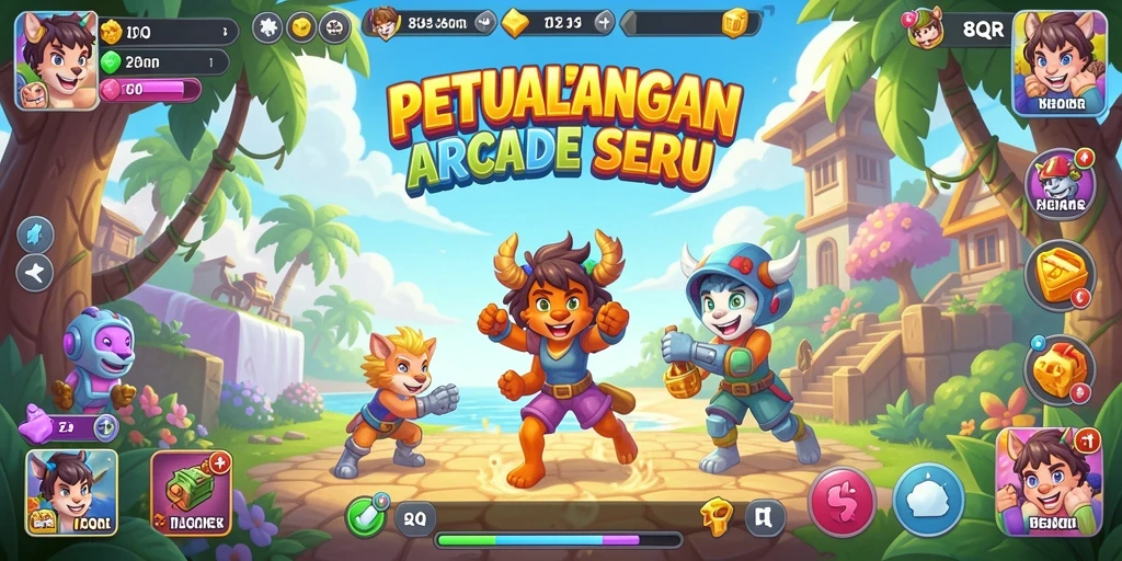 Tampilan gameplay 8QR yang menarik dan penuh aksi.