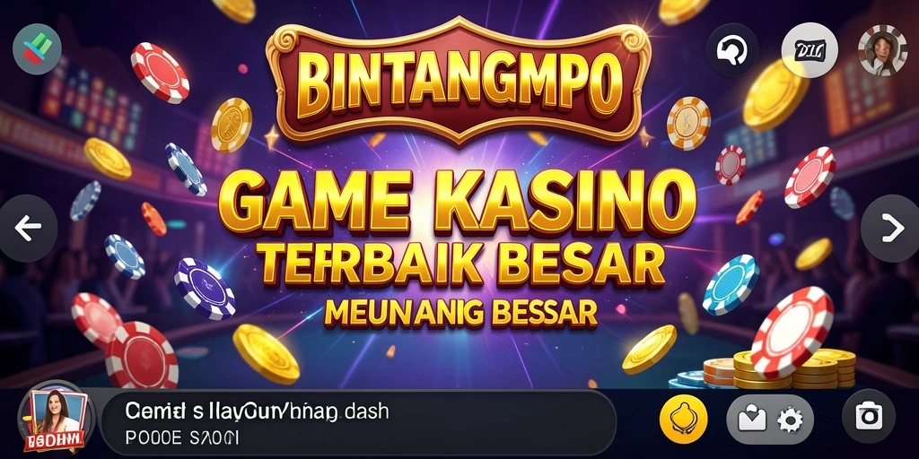 Gameplay seru di BINTANGMPO dengan berbagai pilihan permainan Kasino.