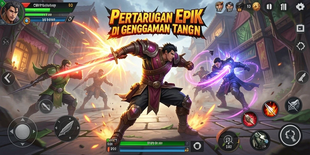 Tampilan gameplay C8VIP yang intens dan penuh aksi.