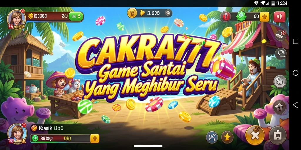 Tampilan gameplay seru dan menghibur dari CAKRA777.