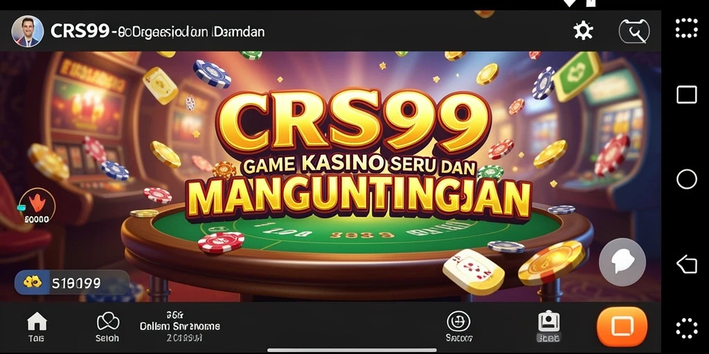 Tampilan gameplay Kasino CRS99 yang menarik dan interaktif.