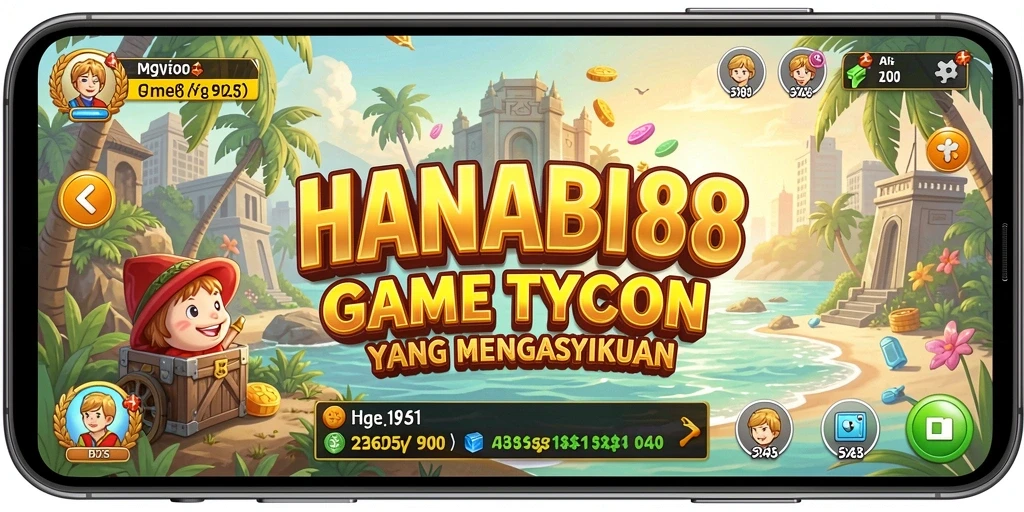 Tangkapan layar gameplay HANABI88 yang menampilkan aksi membangun bisnis.