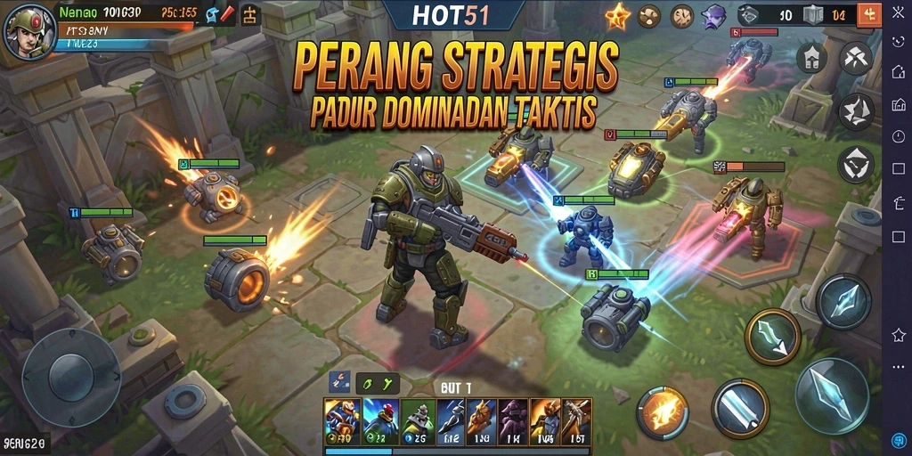 Tampilan mendebarkan saat bermain HOT51 dengan strategi yang tepat.