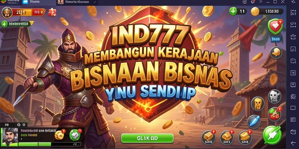 Screenshot IND777 menampilkan gameplay Tycoon yang seru dan dinamis.