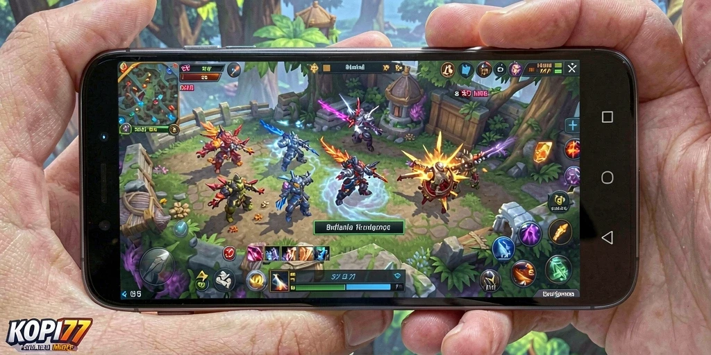 Tangkapan layar dari KOPI77 menunjukkan aksi gameplay yang mendebarkan.