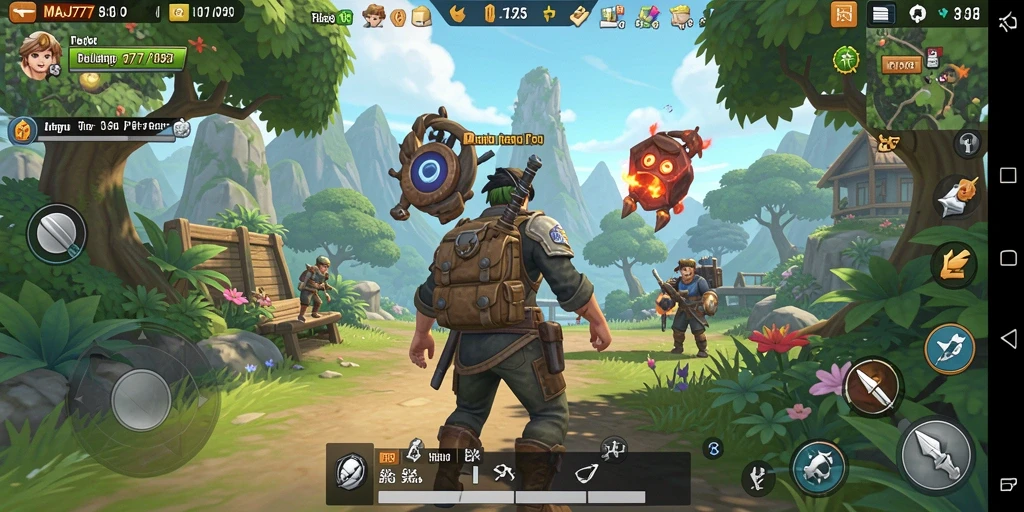 Tampilan gameplay MAJ777 yang menakjubkan dalam dunia terbuka.
