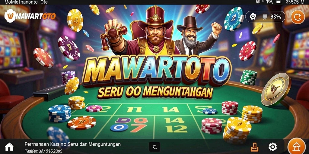 Screenshot MAWARTOTO menampilkan gameplay Kasino yang mengasyikkan dan interaktif.