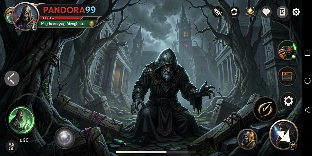 Gameplay PANDORA99 yang menakutkan dan mencekam.