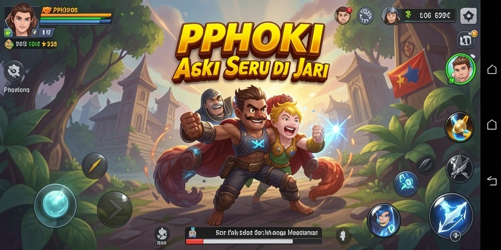 Tampilan gameplay PPHOKI yang penuh aksi dan seru.