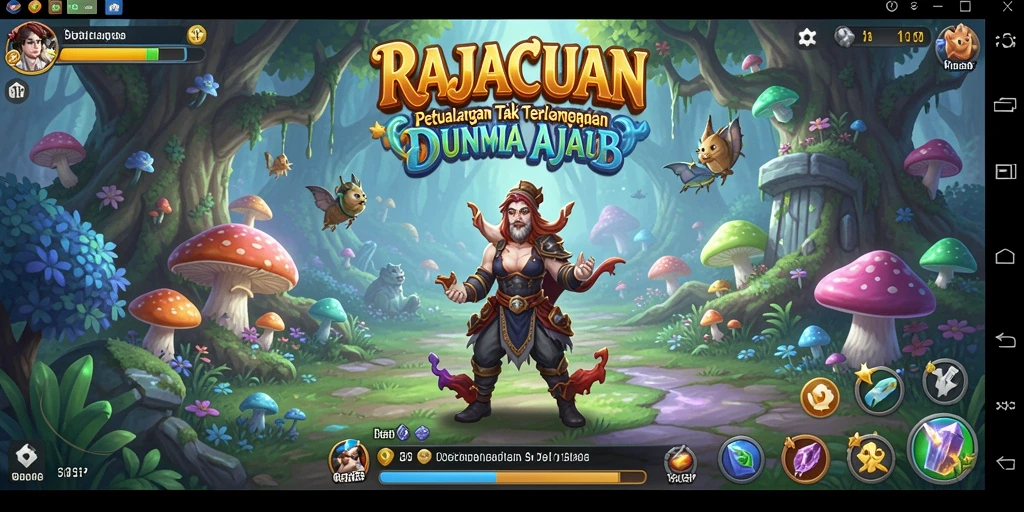 Tampilan gameplay seru yang mengajak petualangan di RAJACUAN.