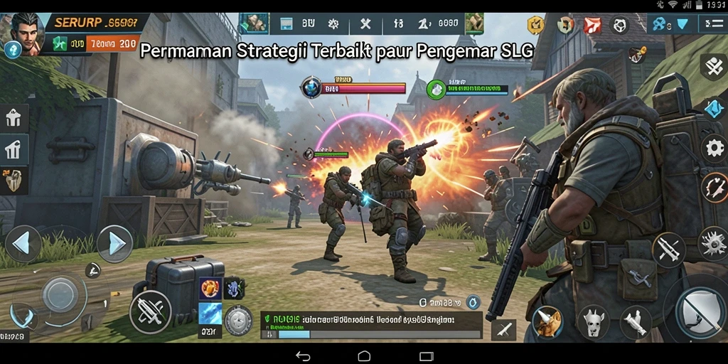 Tangkapan layar dari gameplay SLG yang menarik di SERURP.
